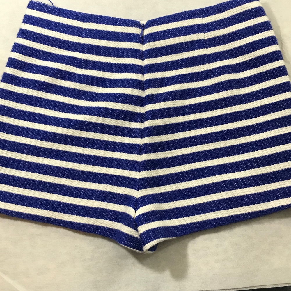 Forever 21Blue and White Striped Shorts